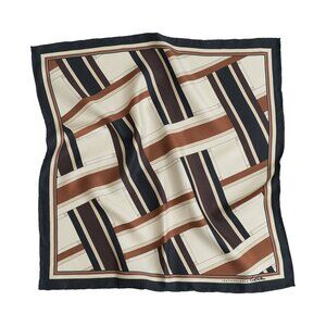 NWT Lost Pattern NYC x Leatherology Silk Square Scarf